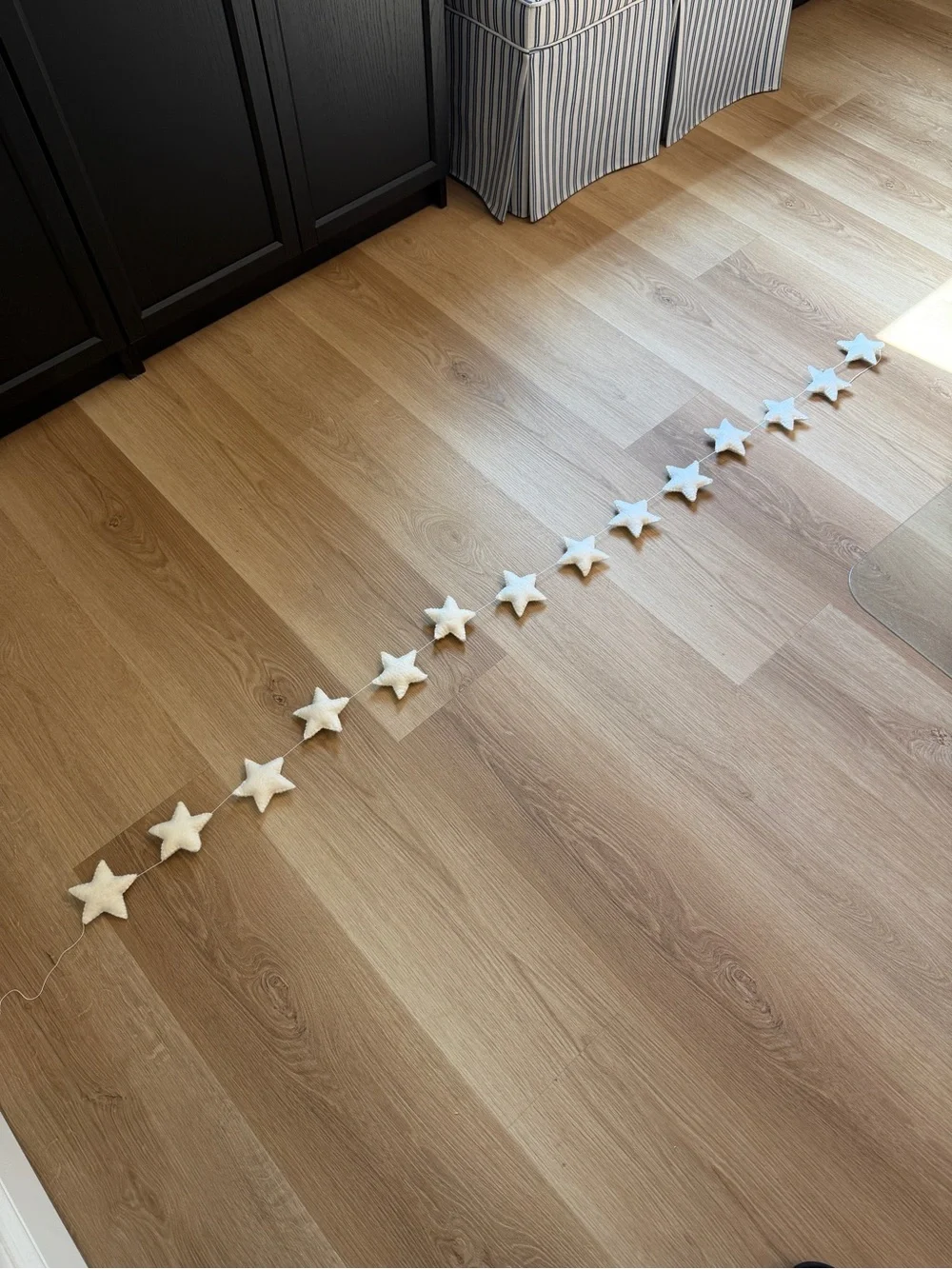 Star Felt Garland 3D